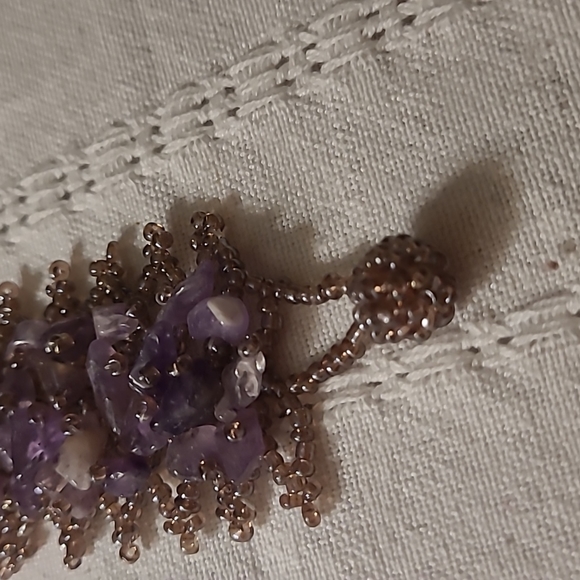 Purple Beaded Bracelet - Picture 4 of 4